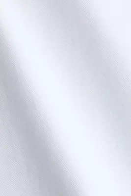 Jupe midi en twill de coton - Blanc — photo 3