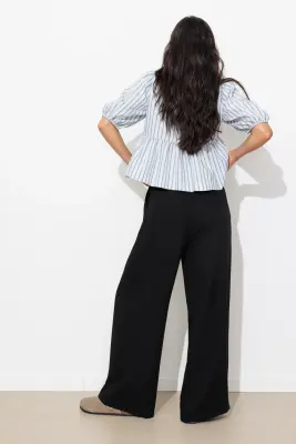 Pantalon large ceinturé Femme — photo 4