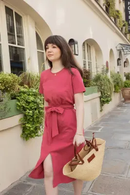 Robe Stevie - vieux rose — photo 5
