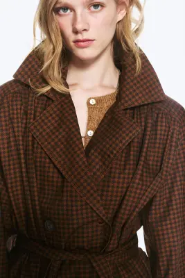 Trench oversize - Marron — photo 2