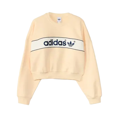 Adidas adiSignature Block Sweatshirt Warm Vanilla — photo 1