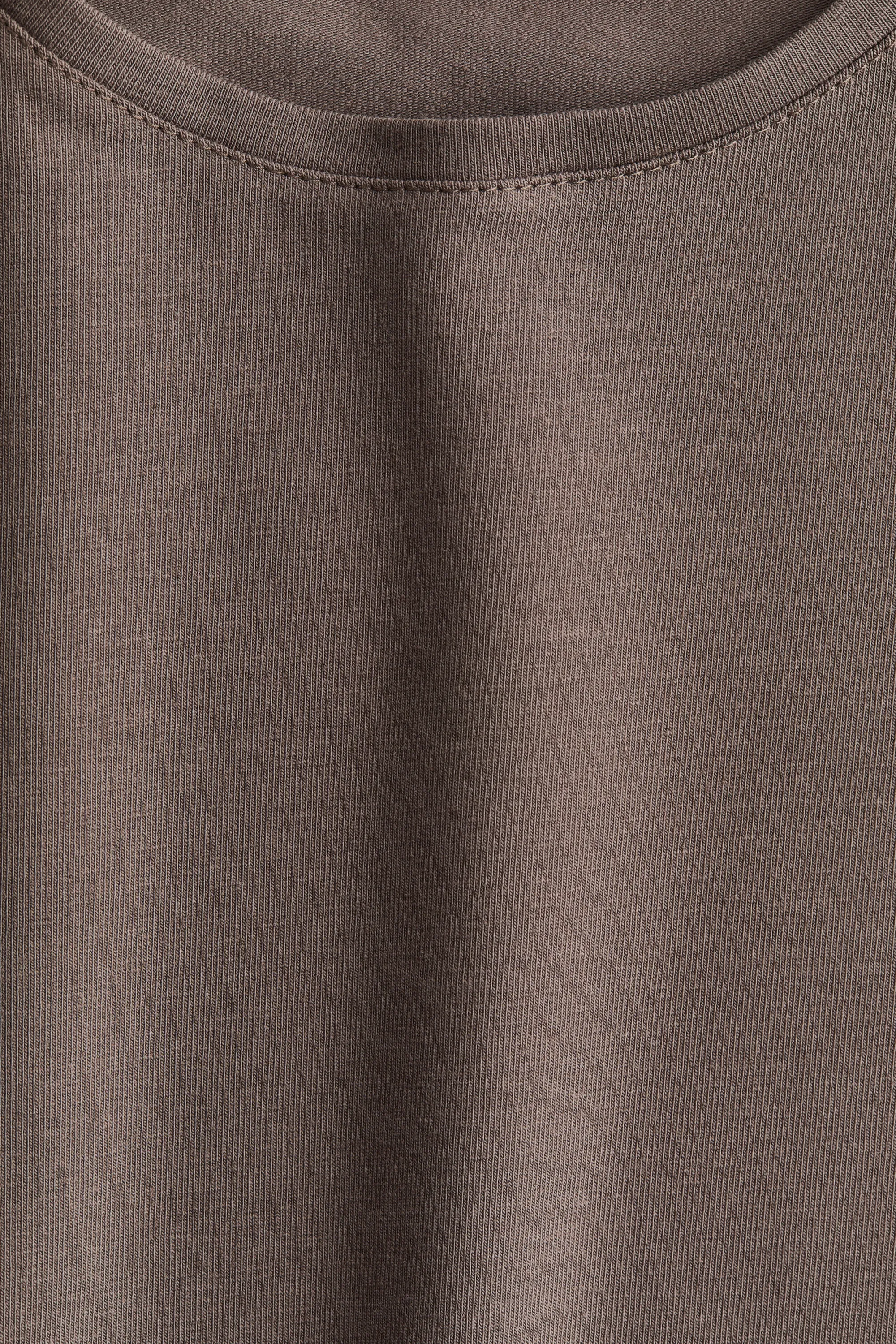T-shirt ajusté - Grège foncé