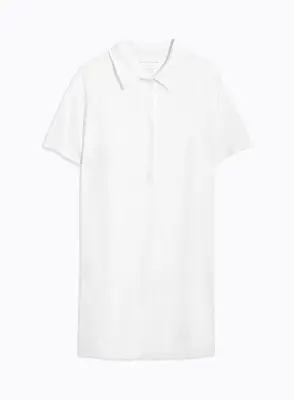 Robe en lin et élasthanne