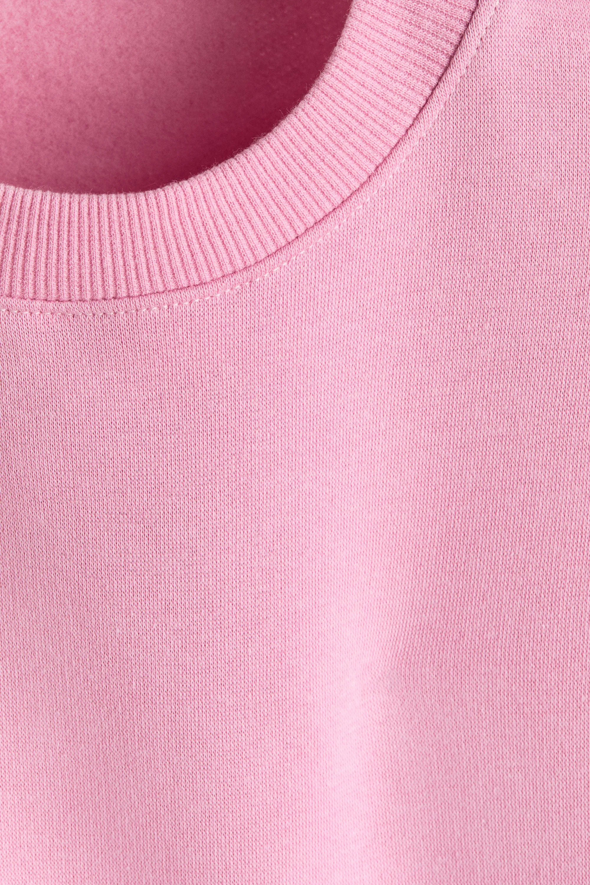 Sweat à l'intérieur brossé - Rose