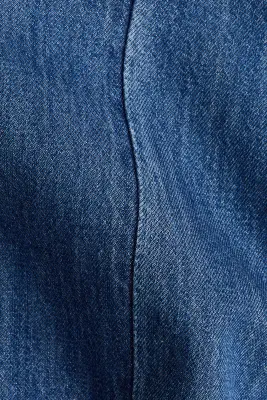 Wide High Waist Jeans - Bleu denim — photo 5