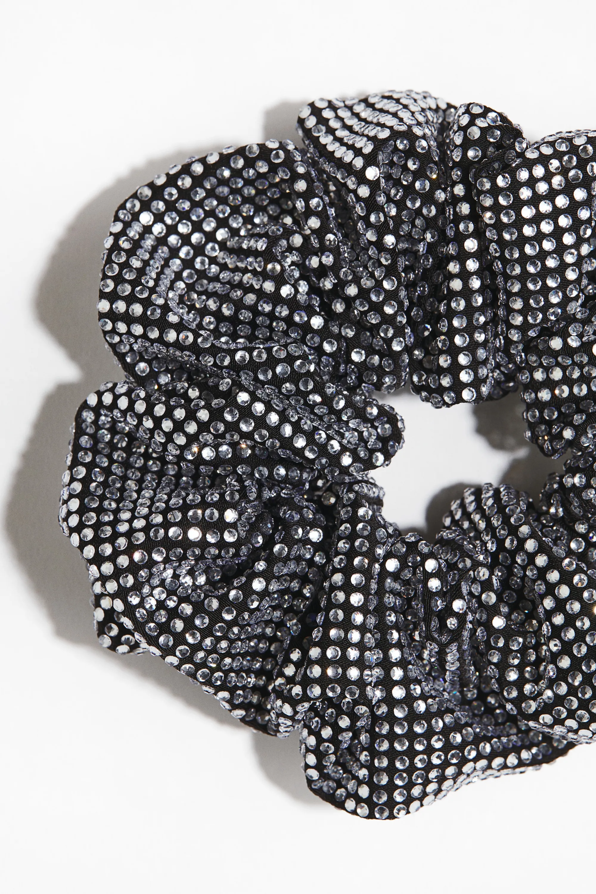 Chouchou à strass - Noir