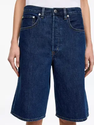 Short long en jean - Bleu foncé — photo 4