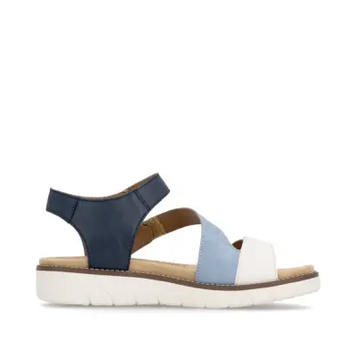 Sandales Remonte D2050-15 Bleu Marine - Velcro Grande Pointure Femme — photo 3