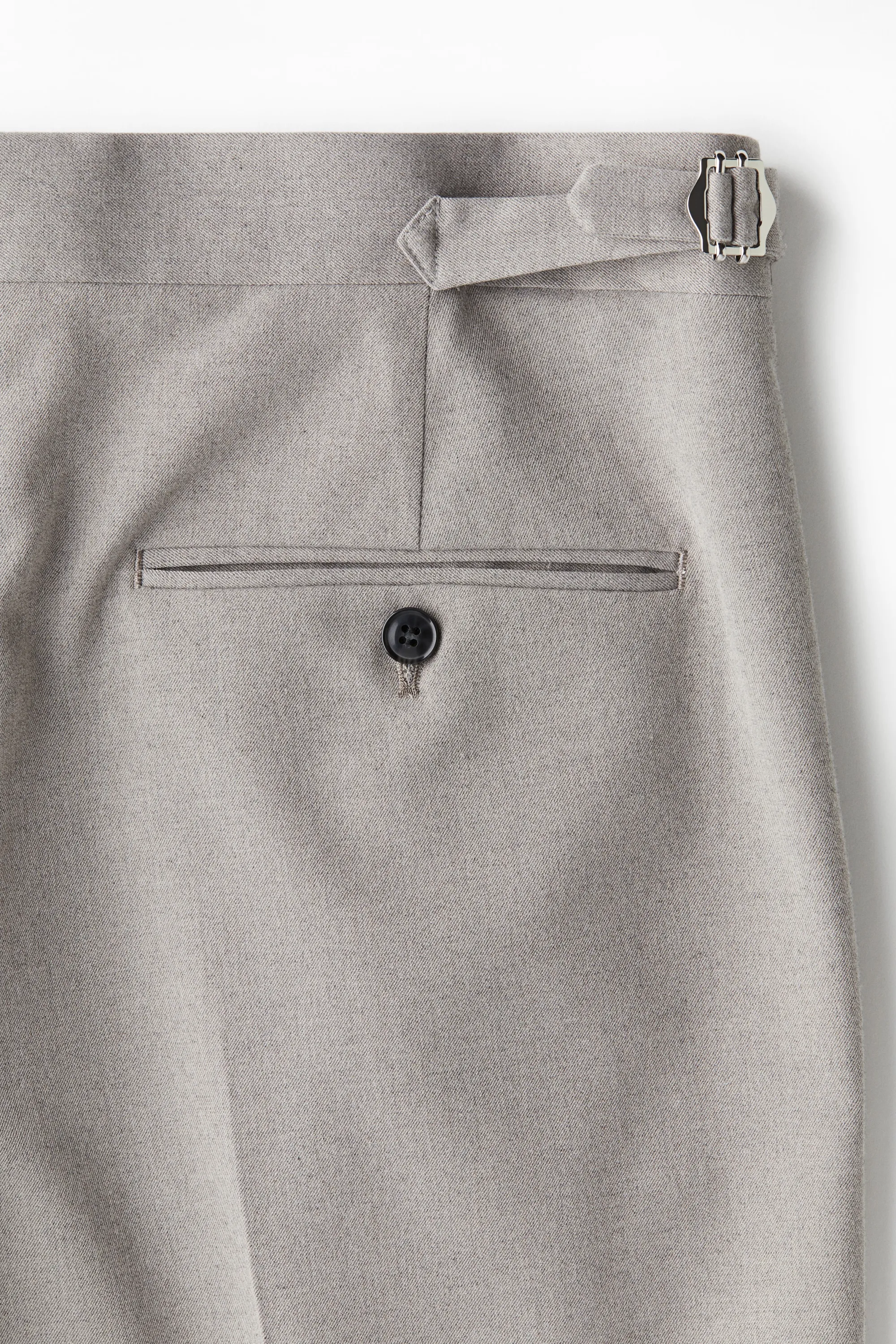 Pantalon chic en viscose mélangée - Grège clair chiné