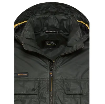 CAMEL ACTIVE PARKA Huilé Kaki — photo 4
