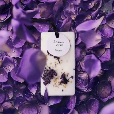 Carte florale parfumée à la violette — photo 5