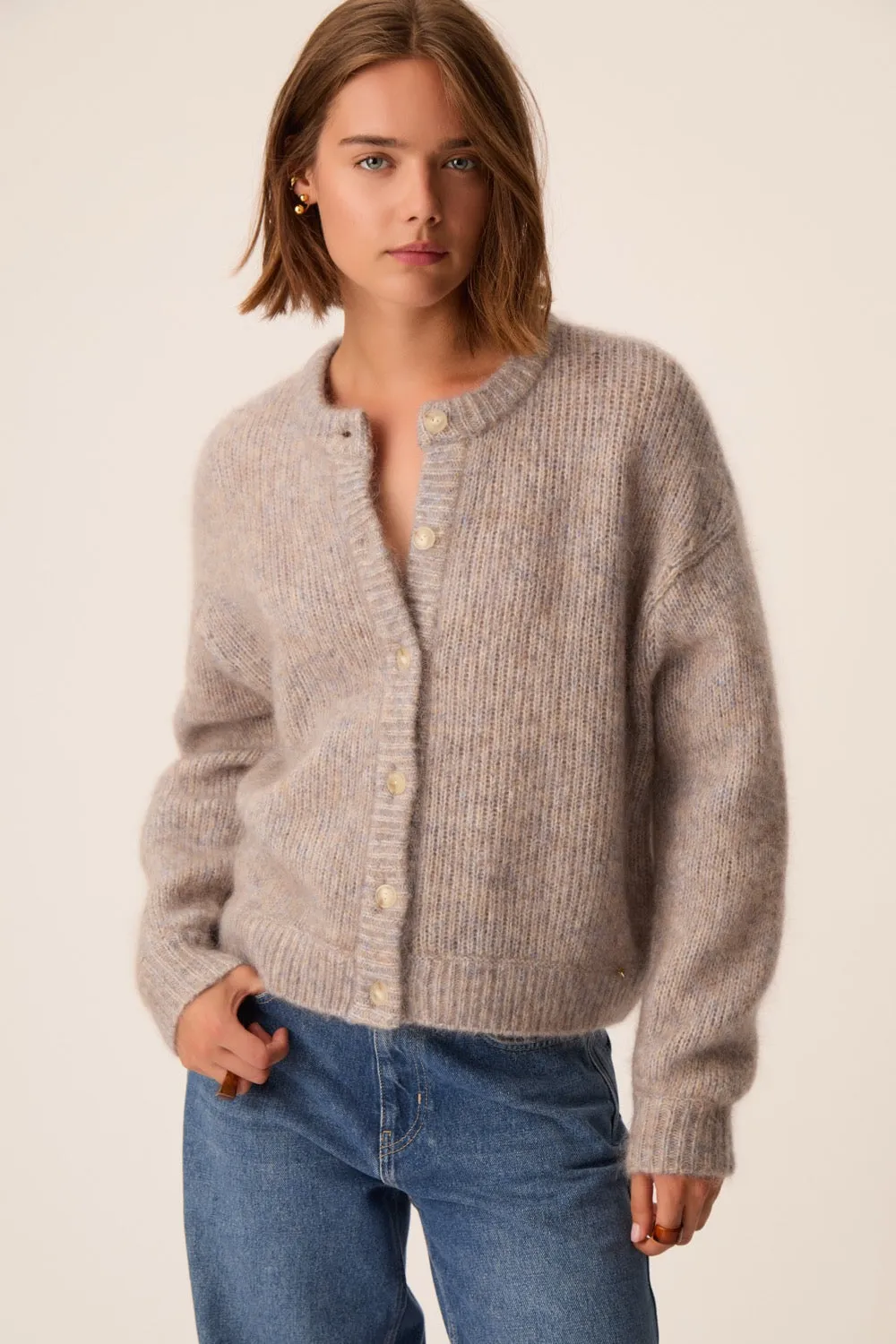 Gilet Ambre Chardon Mouline