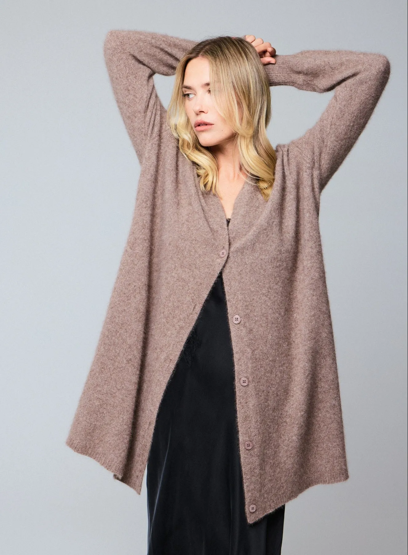 Gilet en laine, fox et polyamide