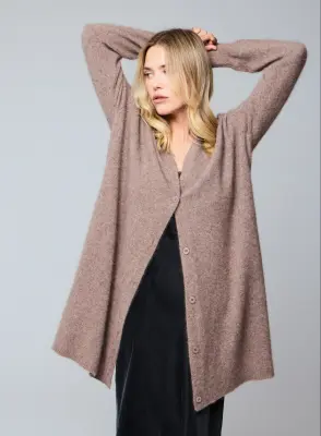 Gilet en laine, fox et polyamide