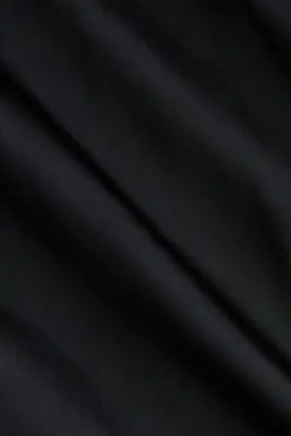 Robe à écharpe en satin - Noir — photo 4