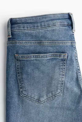 Flared Low Jeans - Bleu denim clair — photo 4