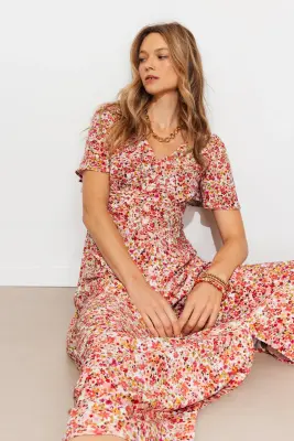 Robe longue manches courtes — photo 3