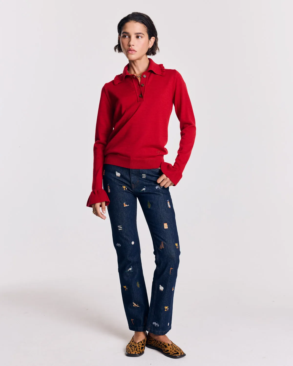 Pull Sonia rouge