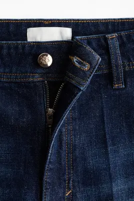 Wide High Jeans - Bleu denim foncé — photo 4