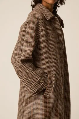 Manteau Yonique Carreau Grand Pa — photo 4