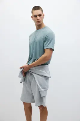 T-shirt de running DryMove™ - Bleu canard ancien clair — photo 4
