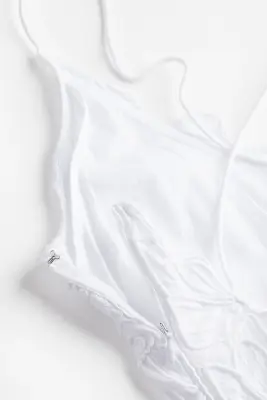 Robe brodée - Blanc — photo 2