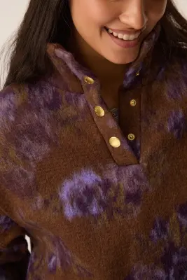 Veste Maille Isidore Violet Garden — photo 4