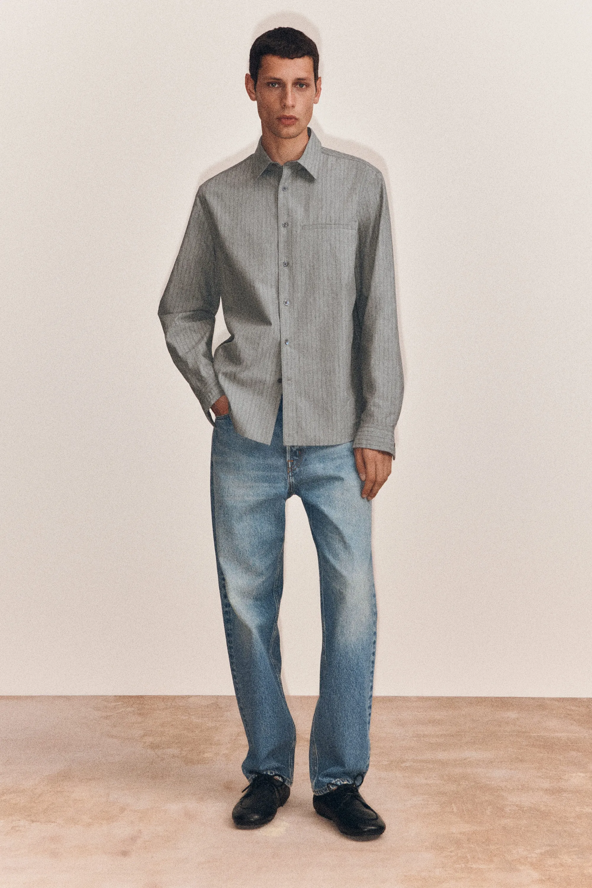 JEAN SIGNATURE REGULAR DROIT - BLEU VINTAGE