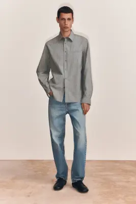 JEAN SIGNATURE REGULAR DROIT - BLEU VINTAGE — photo 1