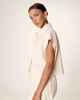 Chemise Rise – Grace & Mila - Beige — photo 5