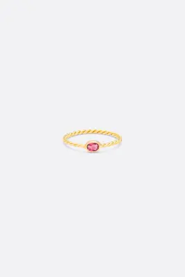 BAGUE CARMEN - Or blanc 18 carats — photo 3