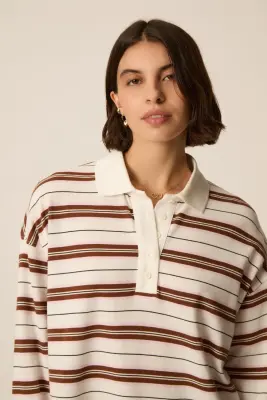 Polo Irina Creme/Cognac — photo 5