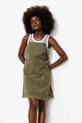 Robe courte en jean Femme — photo 3