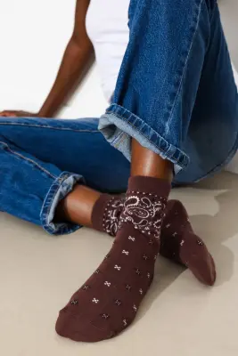 Chaussettes motif bandana