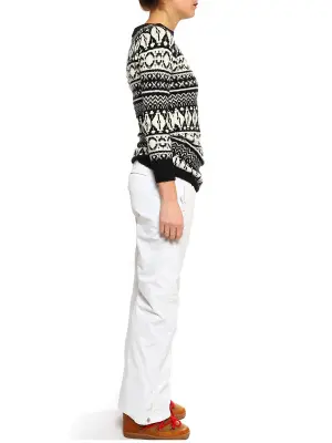 Pantalon de ski en sergé de polyester blanc Prix boutique 150€ Taille 36 — photo 4