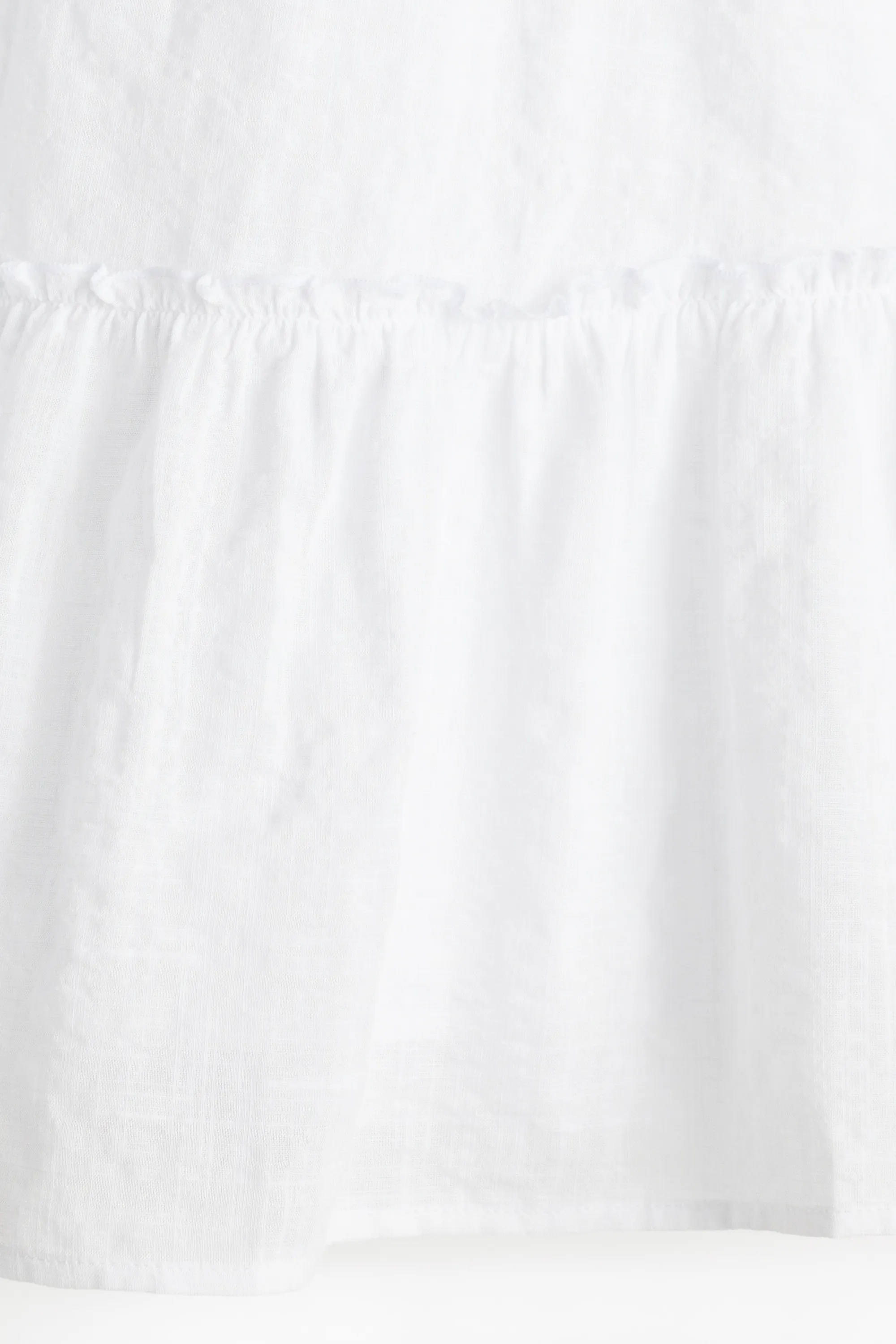 Robe volantée - Blanc