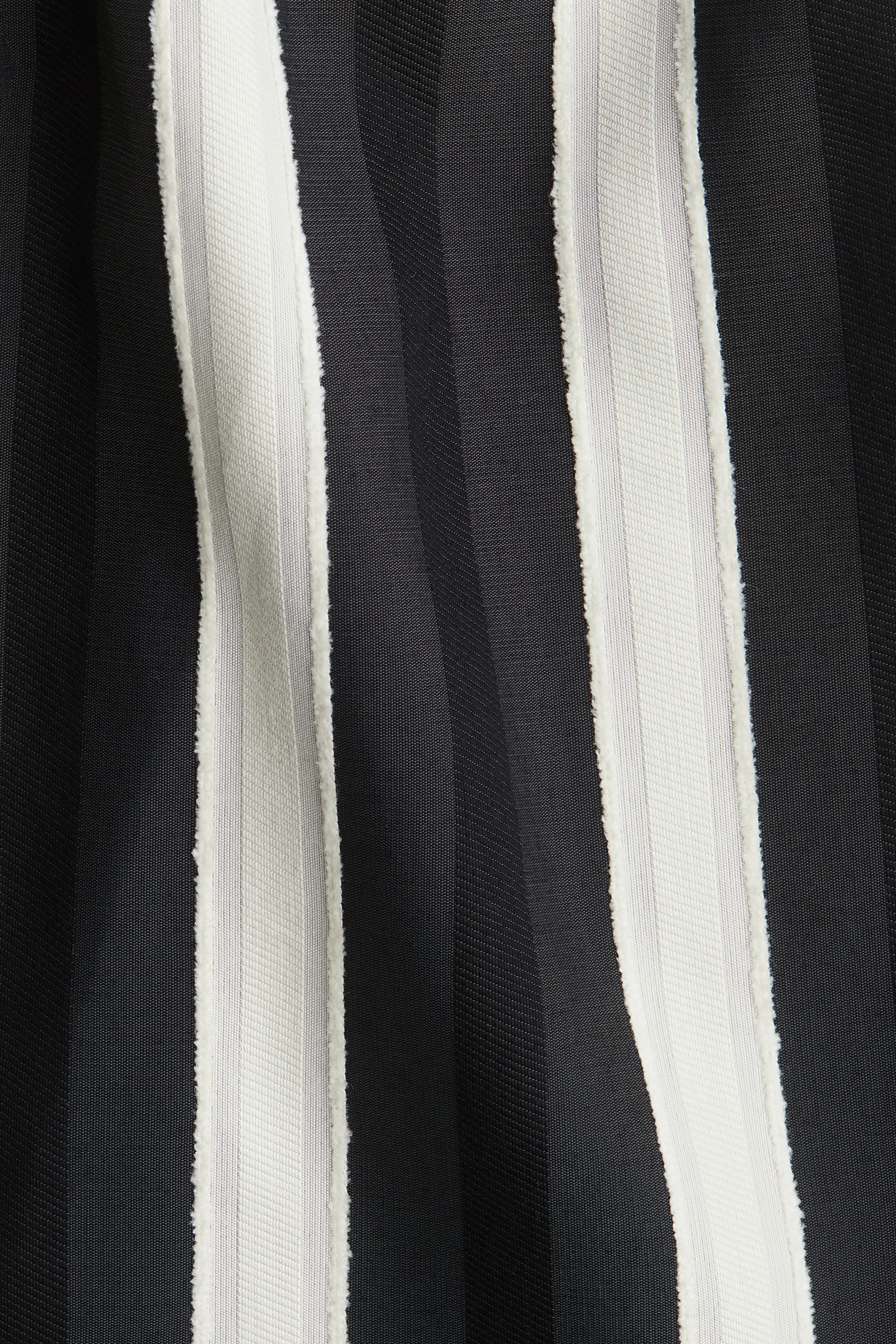 Short en tissu ratière - Noir/rayé