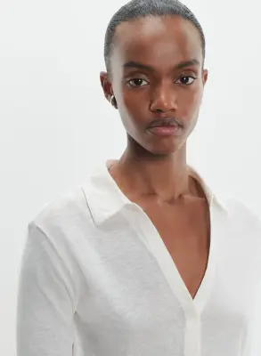 Chemise en coton et cachemire — photo 5