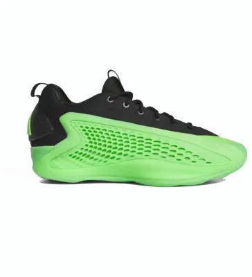 ADIDAS ANTHONY EDWARDS 1 LOW Noir fluo vert — photo 2