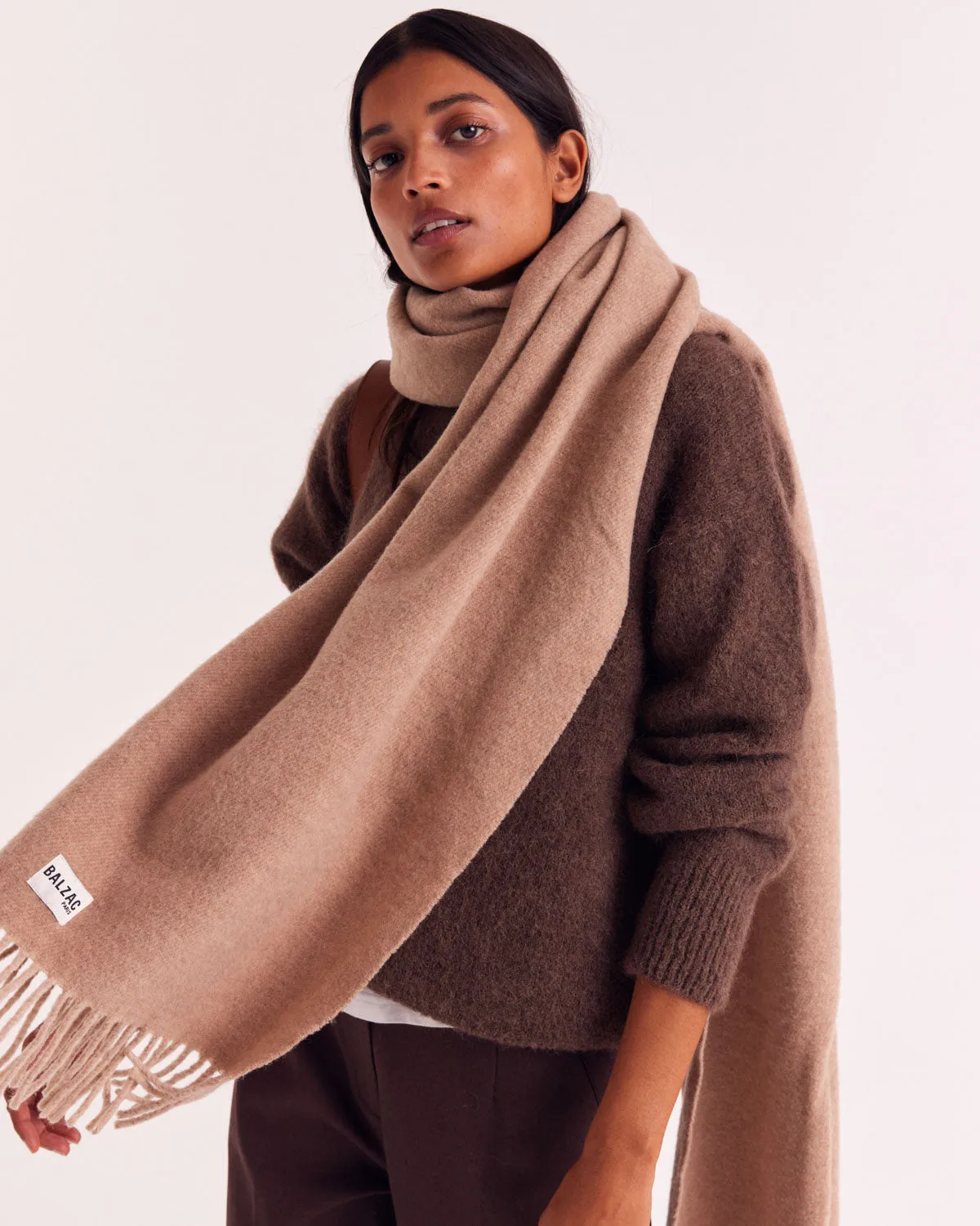 Écharpe Public beige