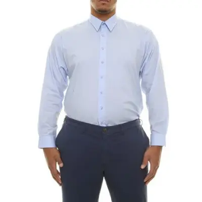 MAXFORT CHEMISE Bleu ciel — photo 4
