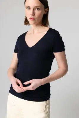 T-shirt en viscose et élasthanne — photo 2