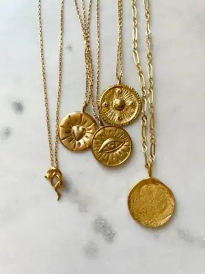 Nouveau ! MONSIEUR PARIS Collier Médaille Mara — photo 3