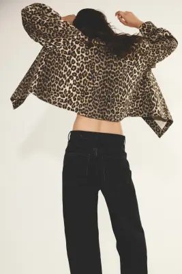 Barrel High Waist Jeans - Noir denim — photo 1