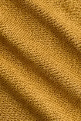 Top asymétrique en maille fine - Jaune moutarde — photo 3