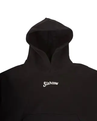 Cropped Hoodie Women Starcow Chillin Black — photo 2