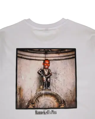 Manekell's Piss Tee White — photo 4