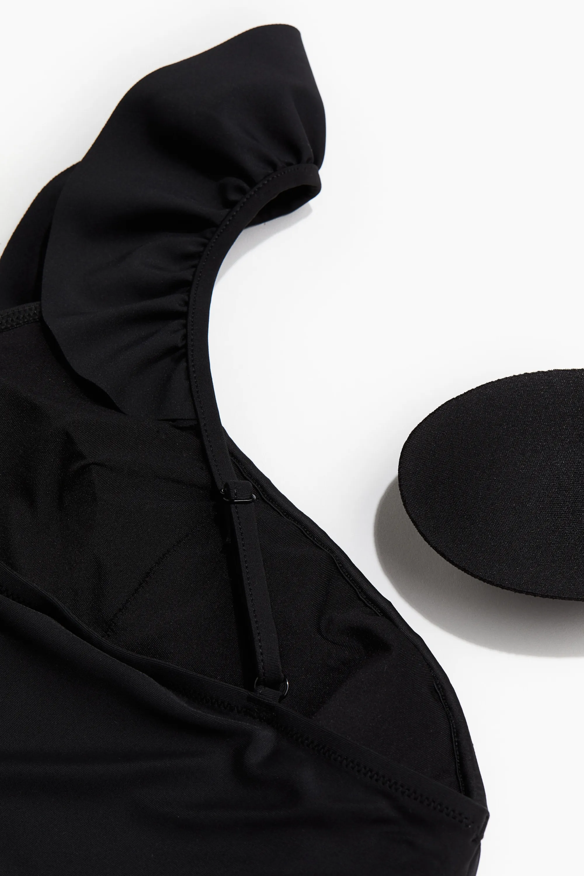 Maillot de bain asymétrique paddé - Noir