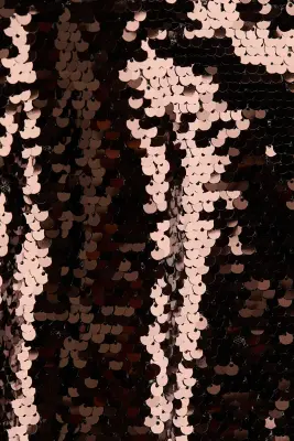 Robe à sequins avec dos ouvert - Marron foncé — photo 3