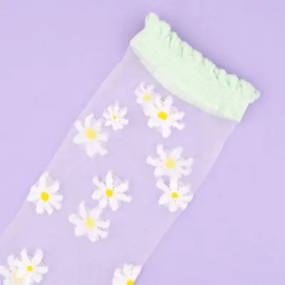 Chaussettes transparentes Pâquerette Coucou Suzette — photo 4